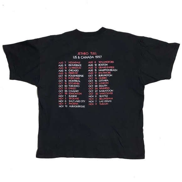 Vintage Jethro Tull Tour T-shirt - Picture 2 of 3